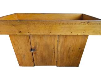 Antique Handcrafted Primitive Solid Wood Dry Sink This One Is Wonderful