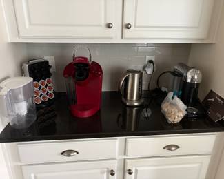 Nespresso coffee maker/ Water Kettle (electric)/ Keurig machine sold seperaytely