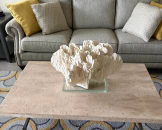 Coral Table art  Table not for sale
