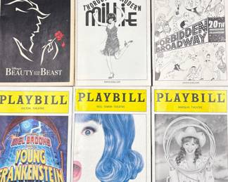 Most with ticket stubs and some contain cast change inserts