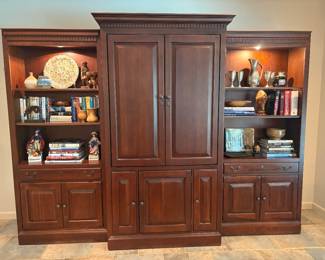 Three Section Entertainment Center