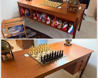 Authentic Danish Modern "Domino Mobler" Teak Desk