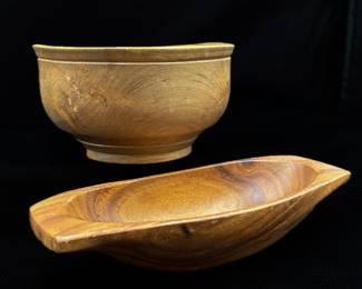 Hand  Carved Wooden Bowls