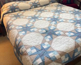 Mission Style Wooden Queen Size Bed