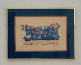 "Dancer in Motion"  by Rie Muñoz, Signed and Numbered - Framed size is 14"x18.5"