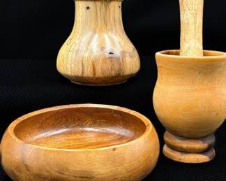 Hand Carved/ Turned Vases and Bowls