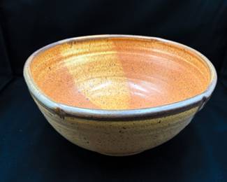 Large Pottery Mixing Bowl