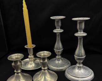 Pewter Candle Holders…