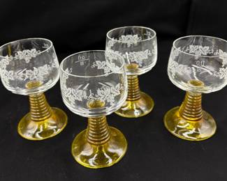 German Römer Wine Glasses 
