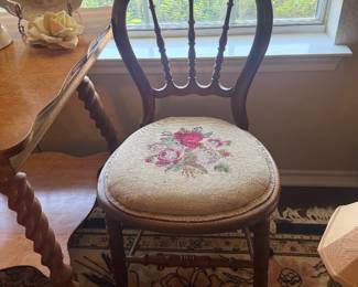Victorian Balloon Back Chair