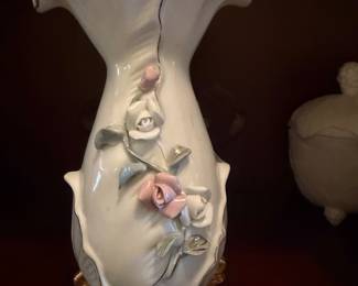 Lefton Porcelain Flower Vase