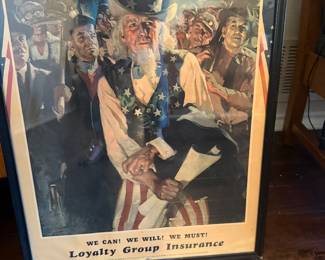 Loyalty Group Insurance Uncle Sam Poster