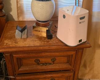 Two drawer nightstand 