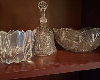 Vintage Lead Crystal Bell