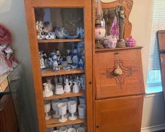 Side by Side Secretary Desk