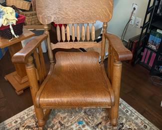 Vintage TOGER OAK ROCKER