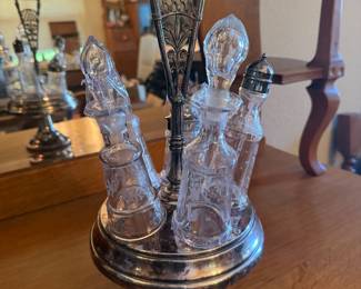 Victorian Silverplate Castor Set