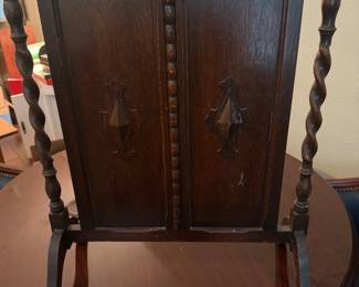 Jacobean Style Barley Twist Fire Screen