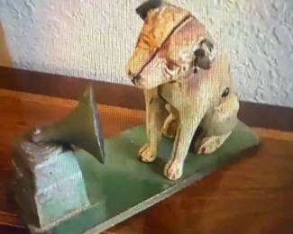 Cast Iron Nipper Dog Bank