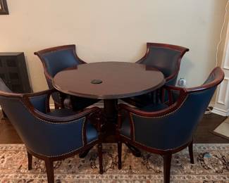 Steve Silver Tournament Game Table Set
