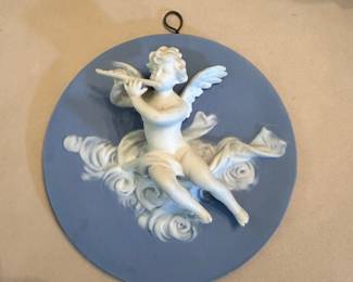 Volkstedt Jasperware Wall Plaque