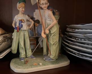 Norman Rockwell The Rivals Figurine