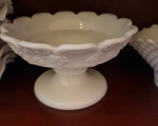 Westmoreland Milk Glass Compote
