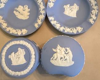 Wedgwood Blue Jasperware Set