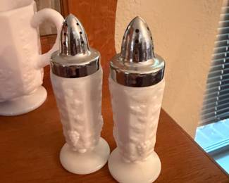 Westmoreland Paneled Grape Salt and Pepper Shakers 3 sets