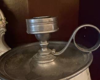 Kirk Stieff Pewter Chamberstick
