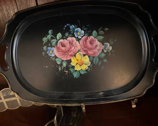 Vintage Toleware Serving Tray