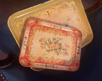 Japanese made paper-mache trays…vintage 