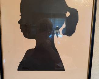 Vintage Silhouette Portrait