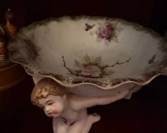 RS Prussia Figural Bowl