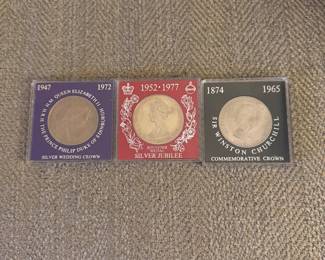 British Commemorative Coins Set
