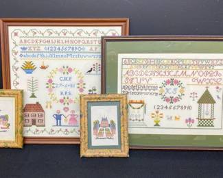 Handmade Cross Stitch Samplers And More