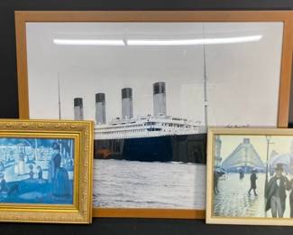 Vintage Style Art Print Lot