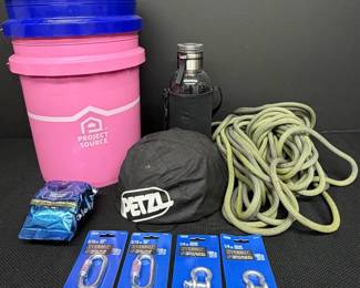 Petzi Climbing Helmet and other Climbing gear
