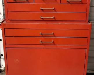 Red Tool Box On Wheels
