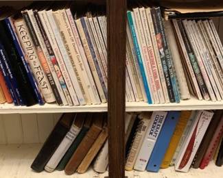 510 - Assorted Cookbooks on 2 Shelves