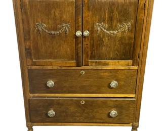 907 - Vintage Chest w/ 2 Doors - 46 x 32 x 20