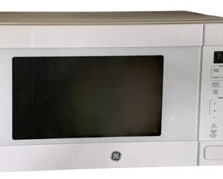 346 - GE Microwave 13"x21.5"x16" (Description): Measures 13 inches high by 21.5 inches wide  by 16 inches deep. Used as is electric/electronic/mechanical  item. No guarantee all components, untested.
