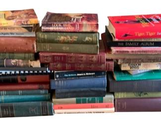 115 - Assorted Books (Description): A lot of assorted books in various  conditions, covering a range of subjects and  genres. The collection includes both  hardcover and paperback volumes.