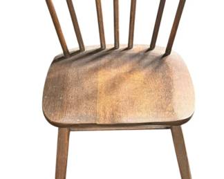 934 - Vintage Wood Chair - as is - split in seat
