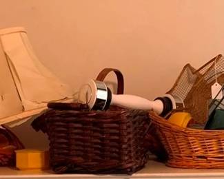 706 - Shelf lot of assorted items (in closet)