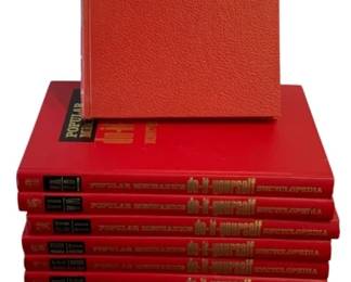 638 - 17 Handyman Books (Description): A 17 handyman books. This collection includes  volumes from The Practical Handyman's  Encyclopedia and the Popular Mechanics  Do-It-Yourself Encyclopedia series, bound in  matching red covers.