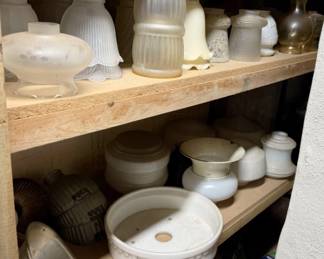1033 - Assorted Items on 2 Shelves