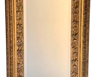 140 - Gilt Framed Beveled Mirror 33"x20.5"