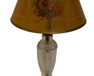 790 - Lamp 16" (Description): A lamp measuring 16 inches in height. Used as is electric/electronic/mechanical  item. No guarantee all components, untested.