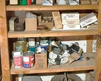 1023 - Assorted Items on Shelves Only & Floor in front